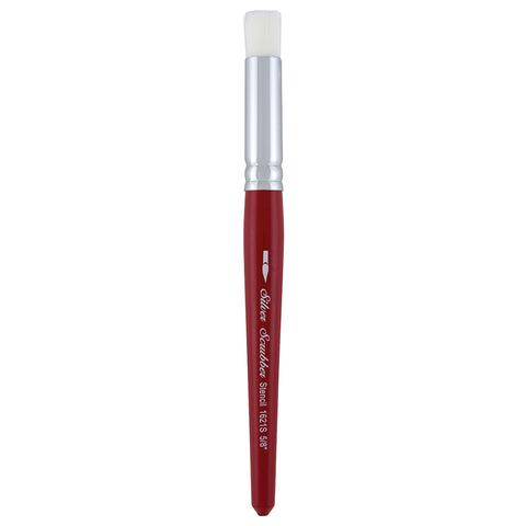Silver Scrubber™ Stencil Paintbrush | Short Handle | 1621S