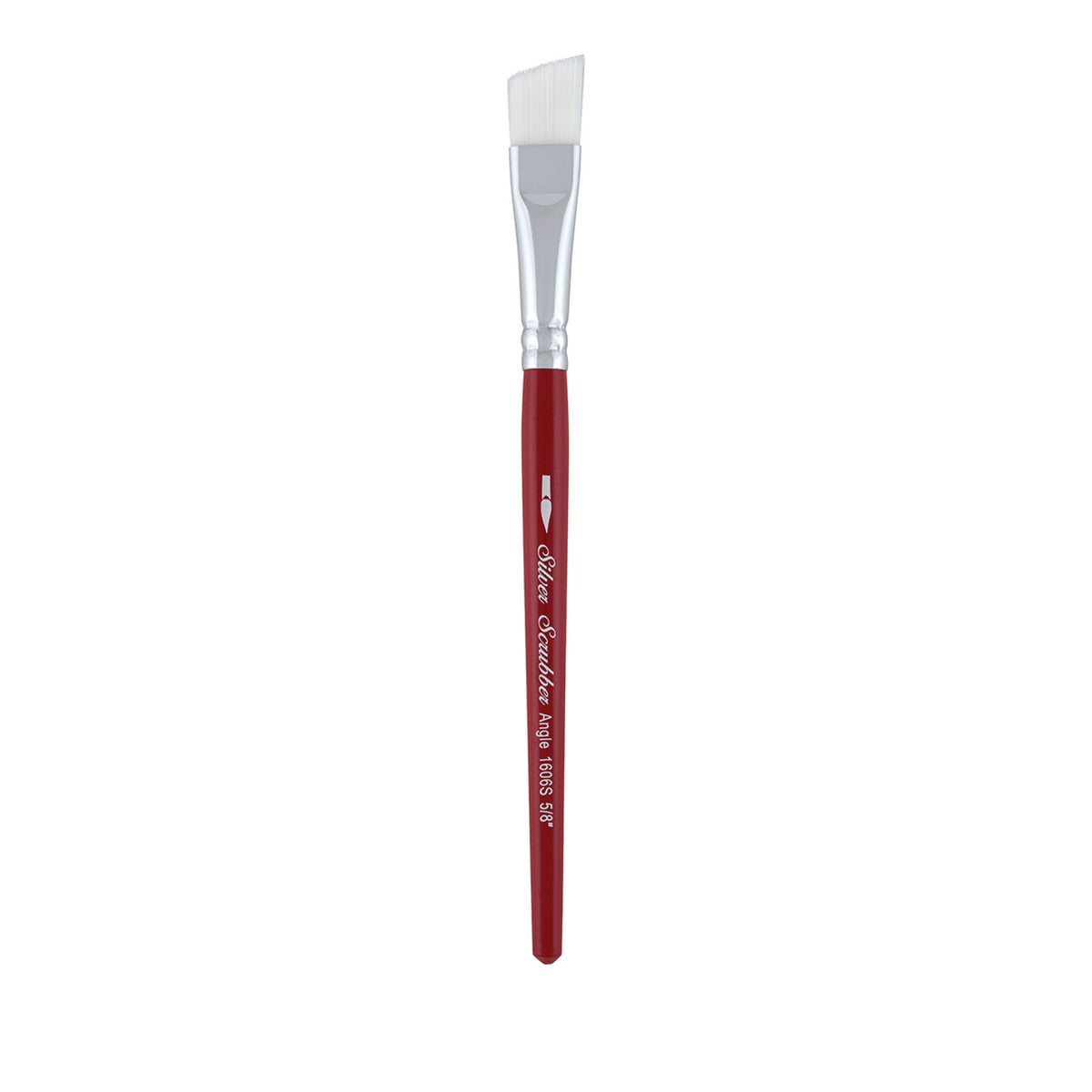 Silver Scrubber™ Angle Paintbrush | Short Handle | 1606S