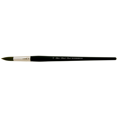 Black Pearl® Round Paintbrush | Long Handle | 6400