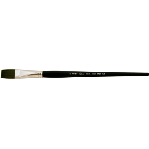 Black Pearl® Flat Paintbrush | Long Handle | 6401