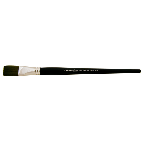 Black Pearl® Flat Paintbrush | Long Handle | 6401