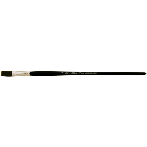 Black Pearl® Flat Paintbrush | Long Handle | 6401