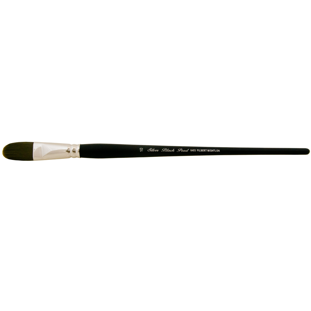 Black Pearl® Filbert Paintbrush | Long Handle | 6403