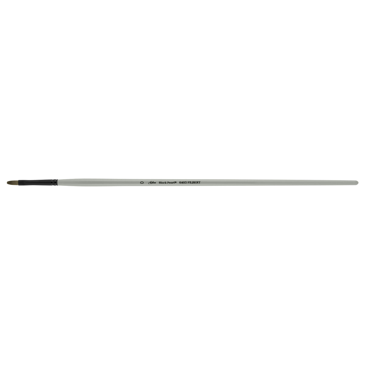 Black Pearl® Filbert Paintbrush | Long Handle | 6403