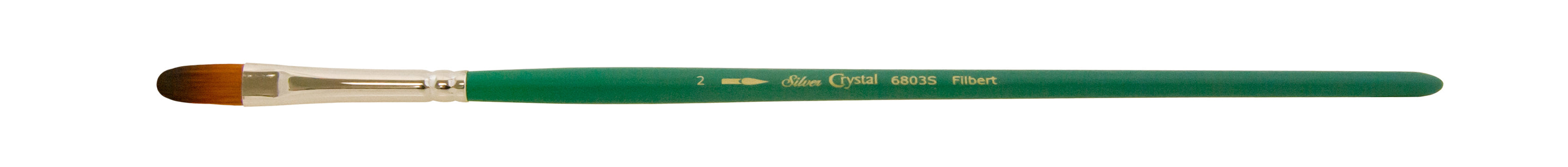 Crystal™ Filbert Paintbrush | Short Handle | 6803S
