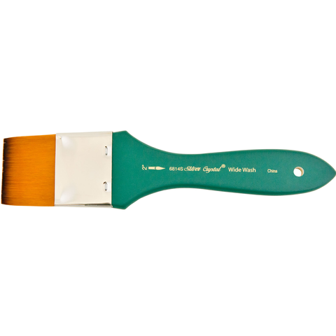 Crystal™ Wide Wash Paintbrush | Short Handle | 6814S