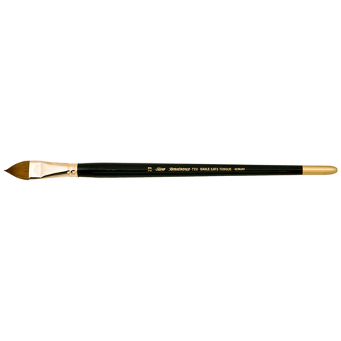 Renaissance® Cats Tongue Paintbrush | Long Handle | 7110