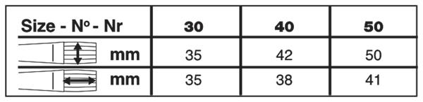 Silver Jumbo™ Golden Taklon Flat Paintbrush | Mid Length Handle | 8201 size chart