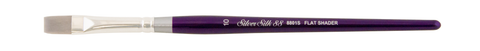 Silver Silk 88® Flat Shader Paintbrush | Short Handle | 8801S