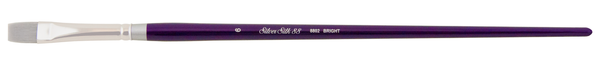 Silver Silk 88® Bright Paintbrush | Long Handle | 8802