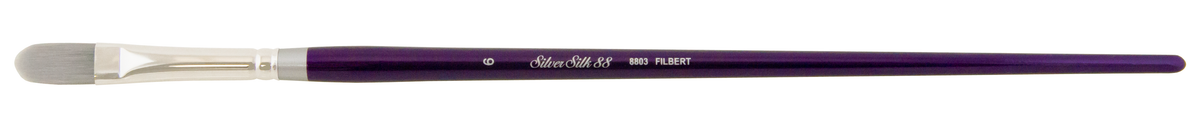Silver Silk 88® Filbert Paintbrush | Long Handle | 8803