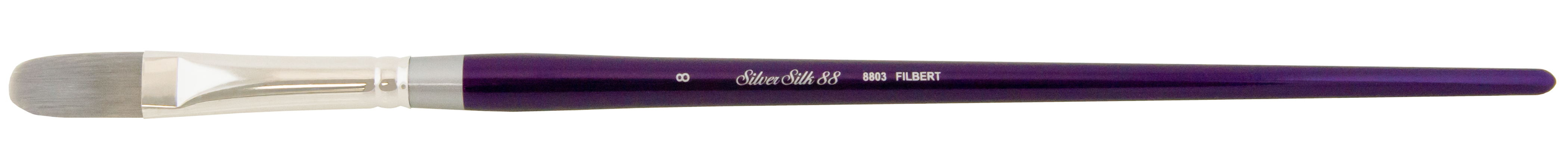 Silver Silk 88® Filbert Paintbrush | Long Handle | 8803