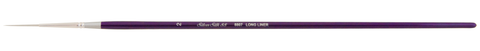 Silver Silk 88® Silver Synthetic Script Liner Paintbrush | Long Handle | 8807