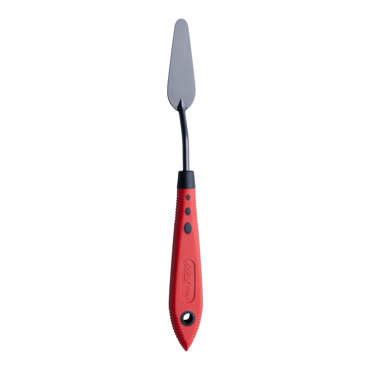 SBL #B5 Matte Black Palette Painting Knife - The Quick Blender-Blade | Red Handle | 9405