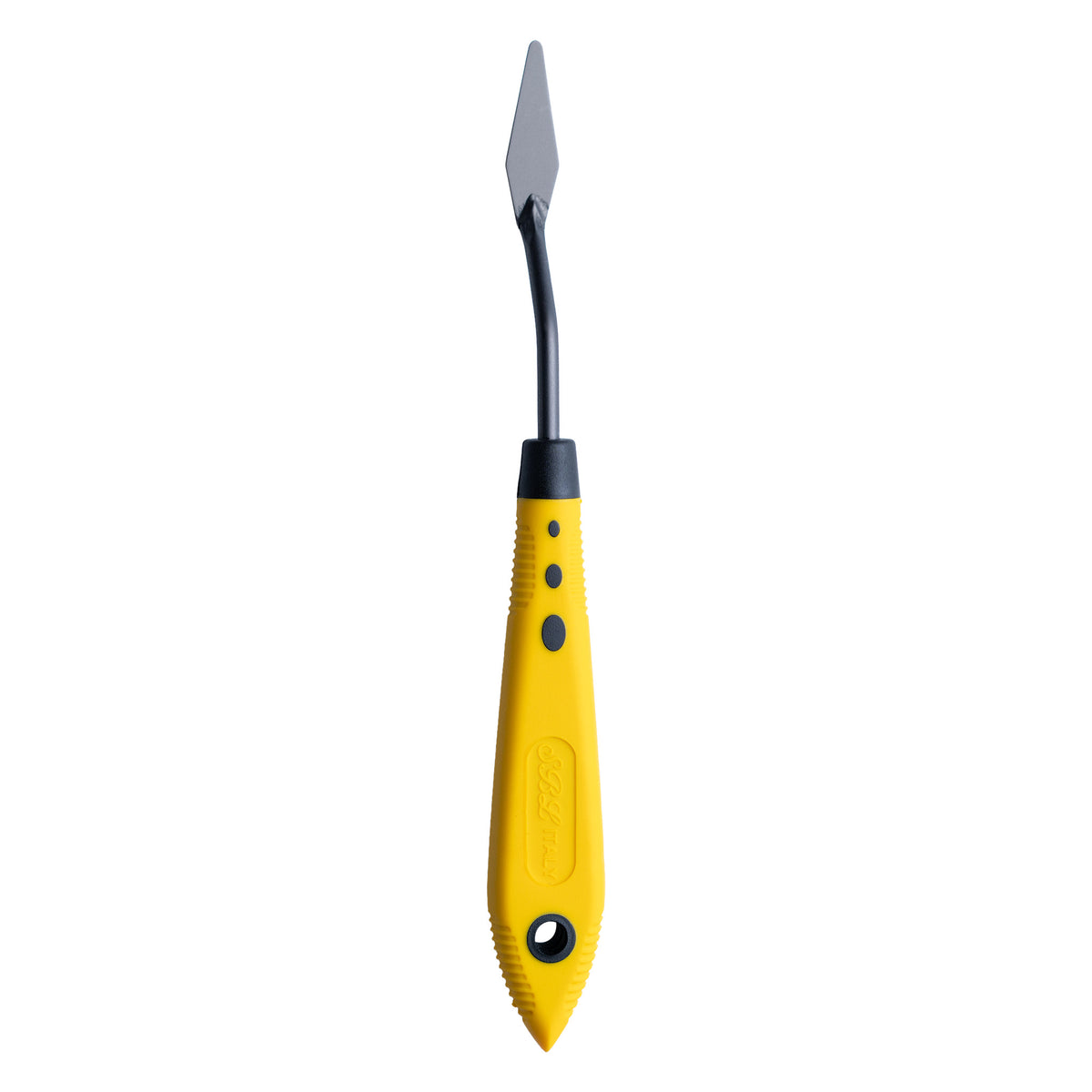 SBL #B41 Matte Black Palette Painting Knife - The Fine Artist-Blade | Yellow Handle | 9441