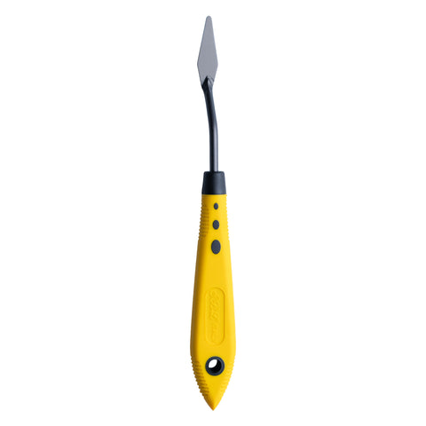 SBL #B41 Matte Black Palette Painting Knife - The Fine Artist-Blade | Yellow Handle | 9441