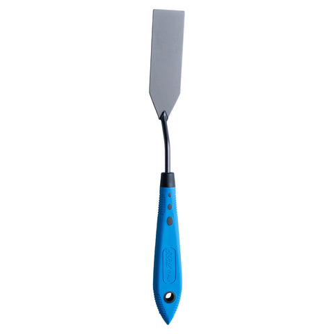 SBL #B82 Matte Black Palette Painting Knife - The Smooth Operator-Blade | Blue Handle | 9482