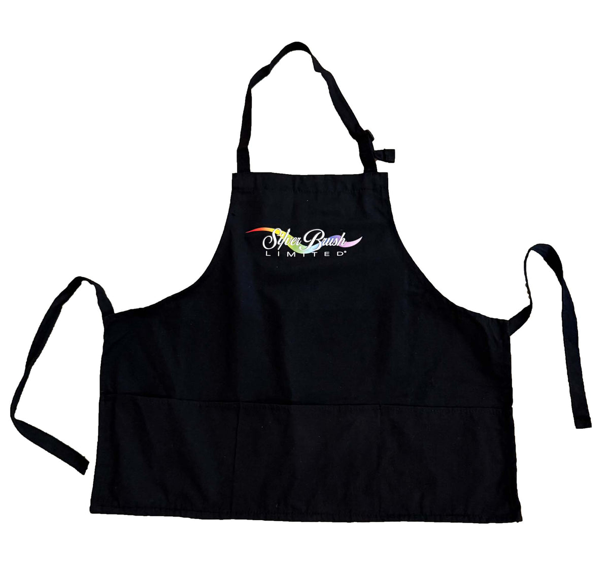 Silver Brush Limited Artists Apron Black with Logo | AP-0143