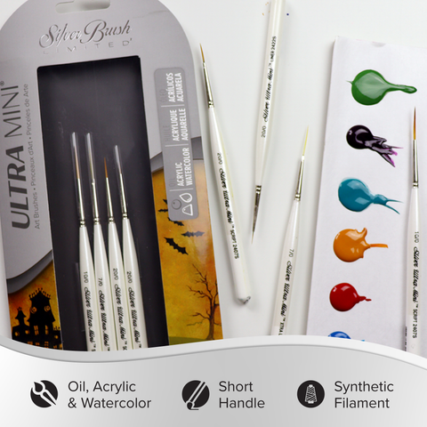 Ultra Mini® 4pc Detail Set | Short Handle | UMS-2445S