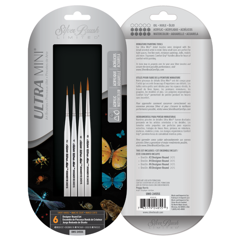 Ultra Mini® 4pc Ultimate Round Set | Short Handle | UMS-2455S