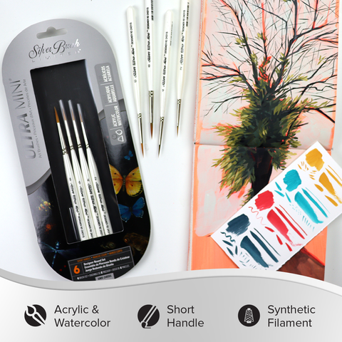 Ultra Mini® 4pc Ultimate Round Set | Short Handle | UMS-2455S