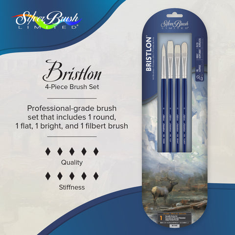 Bristlon® 4pc Versatile Variety Set | Long Handle | BR-1940