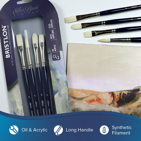 Bristlon® 4pc Versatile Variety Set | Long Handle | BR-1940