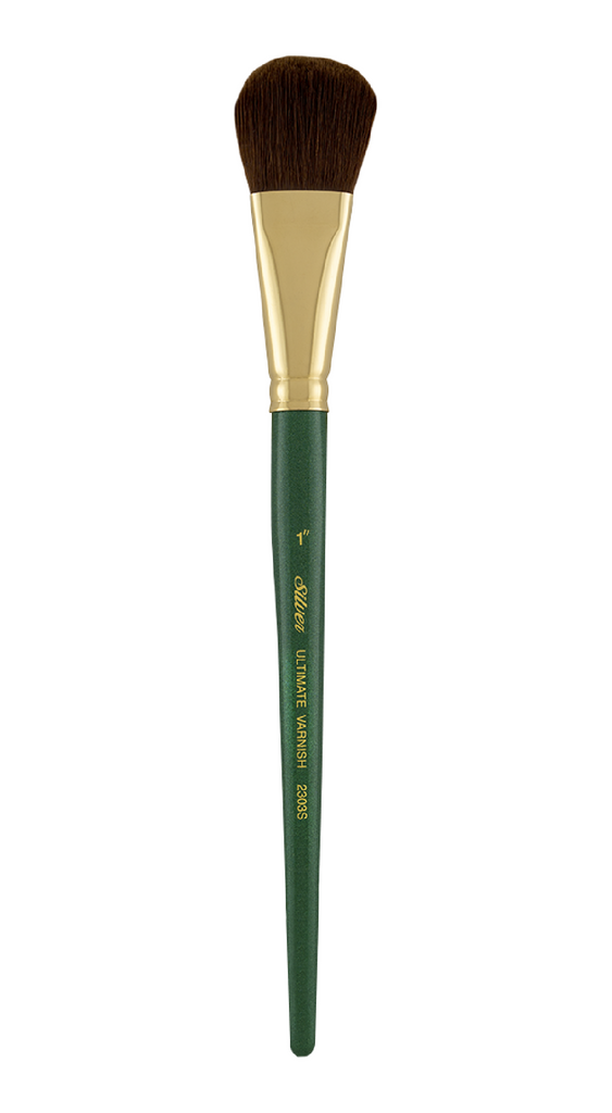 Ultimate Varnish Mop™ Oval Paintbrush | Size 1 | Short Handle