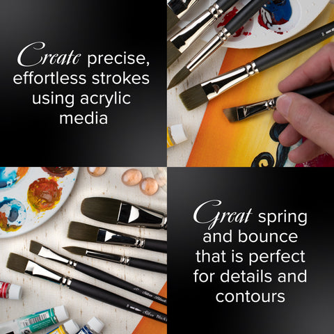 Black Pearl® Script Liner Paintbrush | Long Handle | 6407