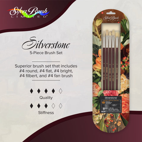 Silverstone® 5pc Alla Prima Set | Long Handle | ST-1150