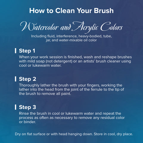 Bristlon® 4pc Bright Brush Set | Short Handle | BR-1959S