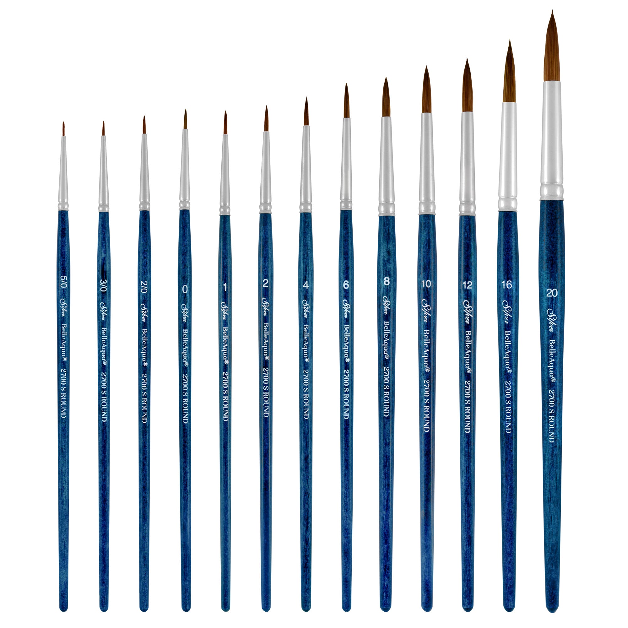 BelleAqua® 13pc Wet and Wild Set | Short Handle | BA-2750S