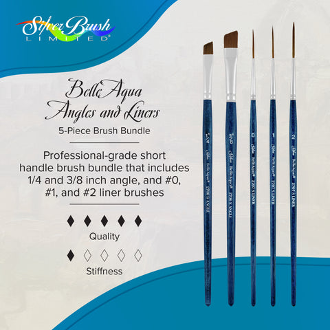 BelleAqua® 5pc CertaTouch Set | Short Handle | BA-2755S