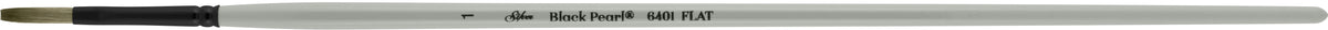 Black Pearl® Flat Paintbrush | Long Handle | 6401