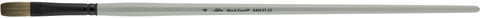 Black Pearl® Flat Paintbrush | Long Handle | 6401
