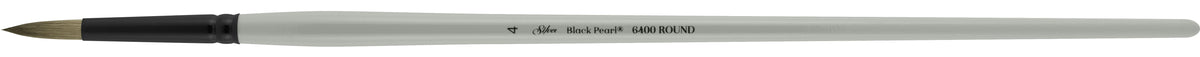 Black Pearl® Round Paintbrush | Long Handle | 6400