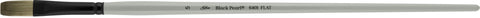 Black Pearl® Flat Paintbrush | Long Handle | 6401