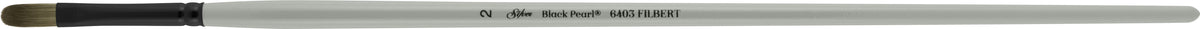 Black Pearl® Filbert Paintbrush | Long Handle | 6403