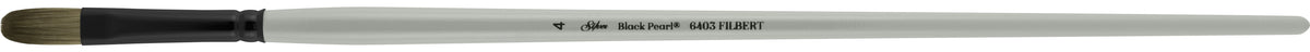 Black Pearl® Filbert Paintbrush | Long Handle | 6403