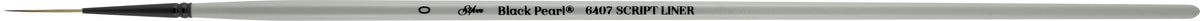 Black Pearl® Script Liner Paintbrush | Long Handle | 6407