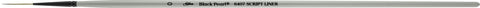 Black Pearl® Script Liner Paintbrush | Long Handle | 6407