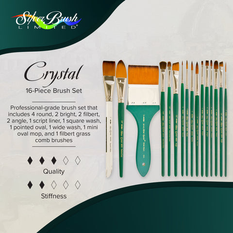 Crystal™ 16pc Must-Have Set | Short Handle | CR-6868S