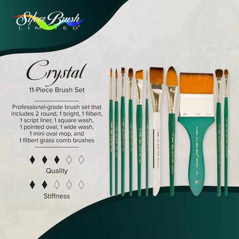 Crystal™ 11pc Variety Set | Short Handle | CR-6869S