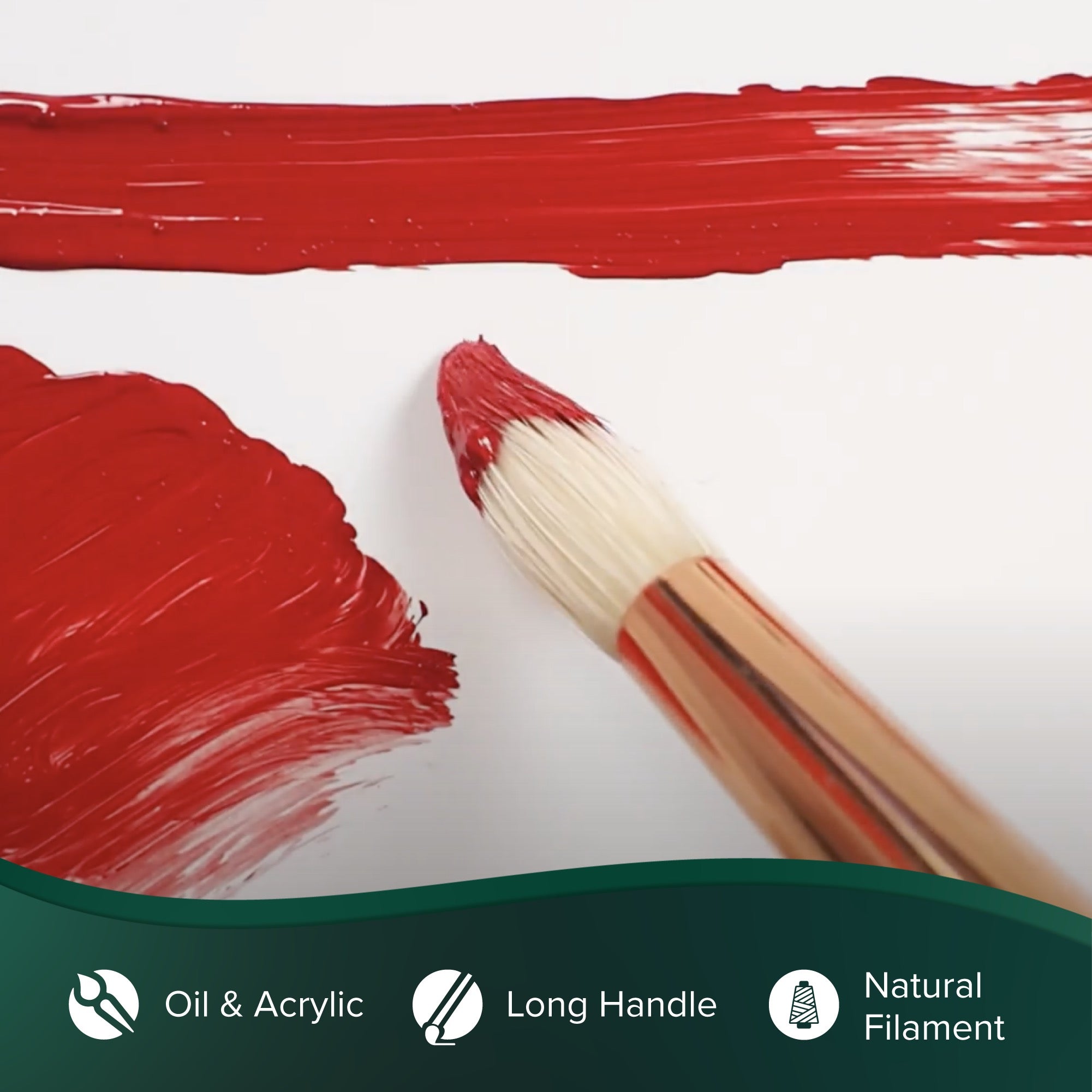 Grand Prix® Round Paintbrush | Long Handle | 1000