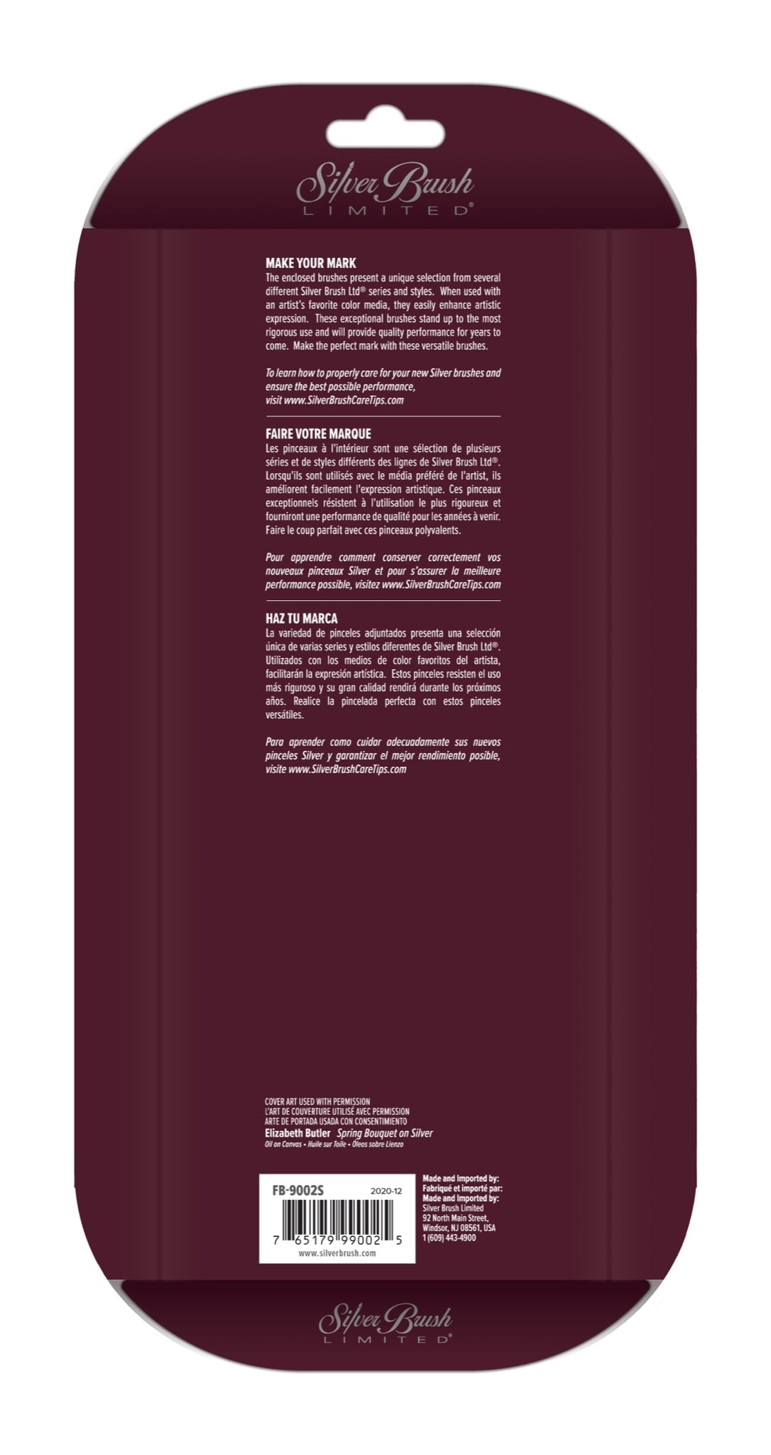 Foundation & Background 3pc Watercolor Set | Short Handle | FB-9002S