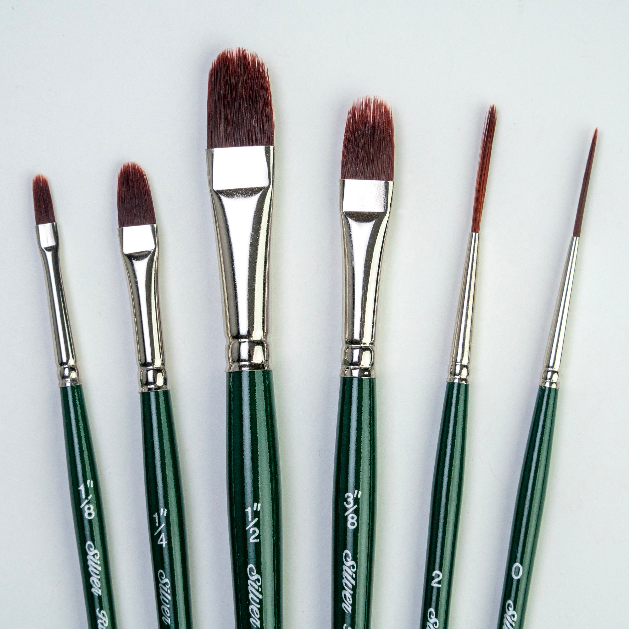 Ruby Satin® 5 Pc Foundation Short Handle Set | RSS-2550S