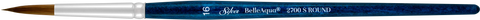 BelleAqua® Round Paintbrush | Short Handle | 2700S