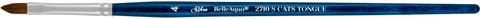 BelleAqua® Cats Tongue Paintbrush | Short Handle | 2710S
