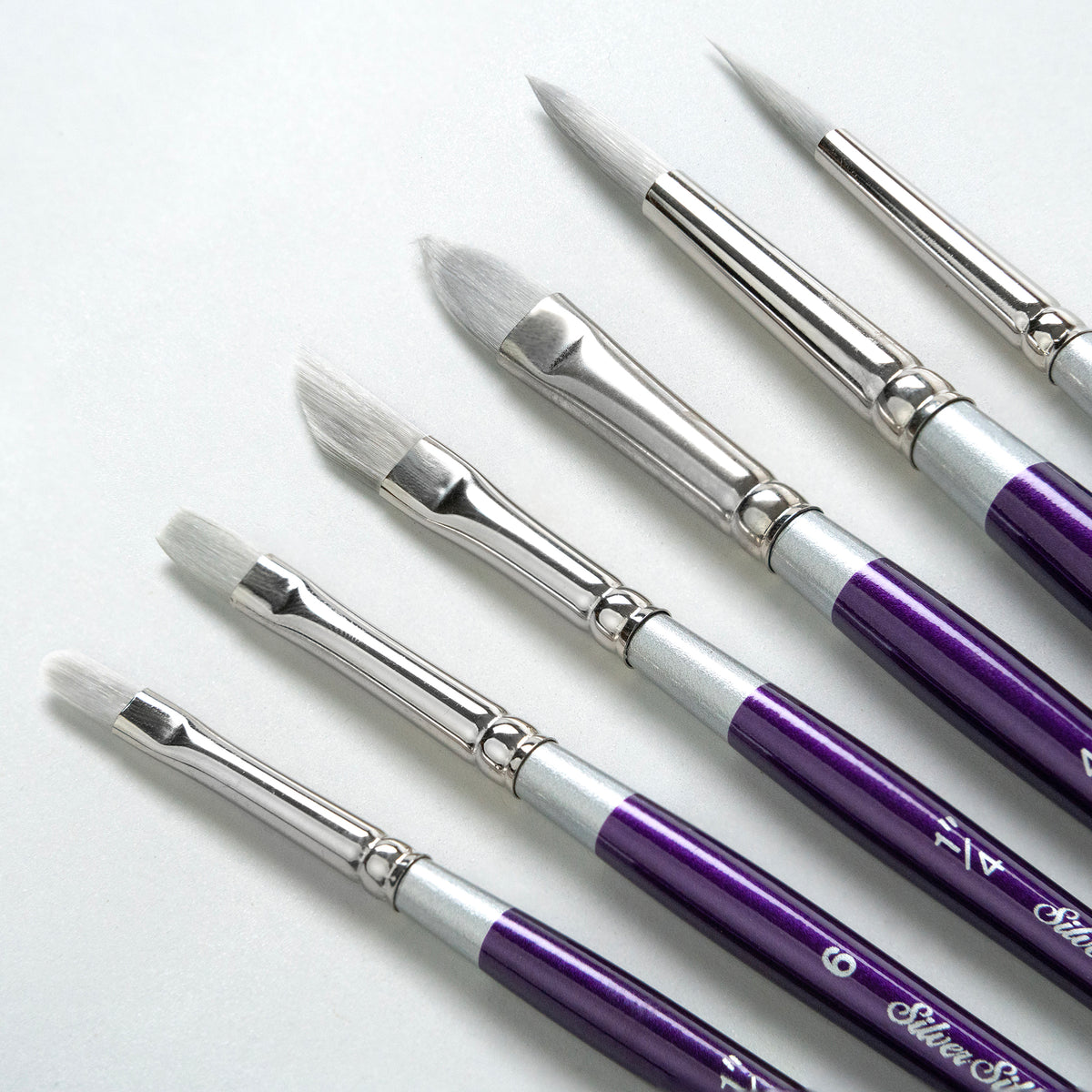 Silver Silk 88® 6pc Creative Set | Short Handle | SS-8877S
