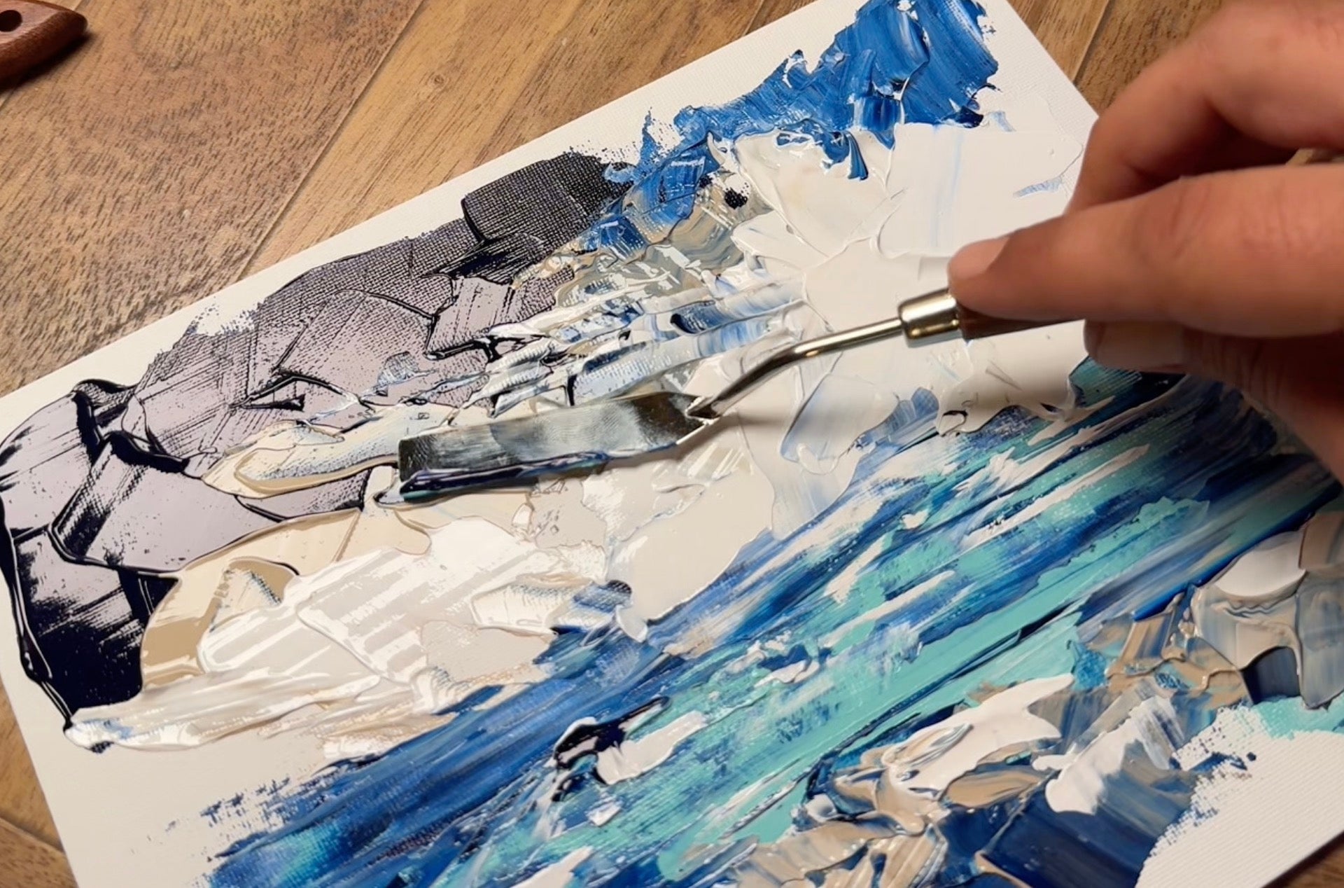 SBL #81 Painting - Palette Knife